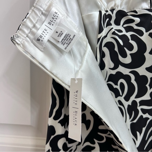 White House Black Market Silk Halter Cocktail Dress, Size 0, NWT - Picture 6 of 7